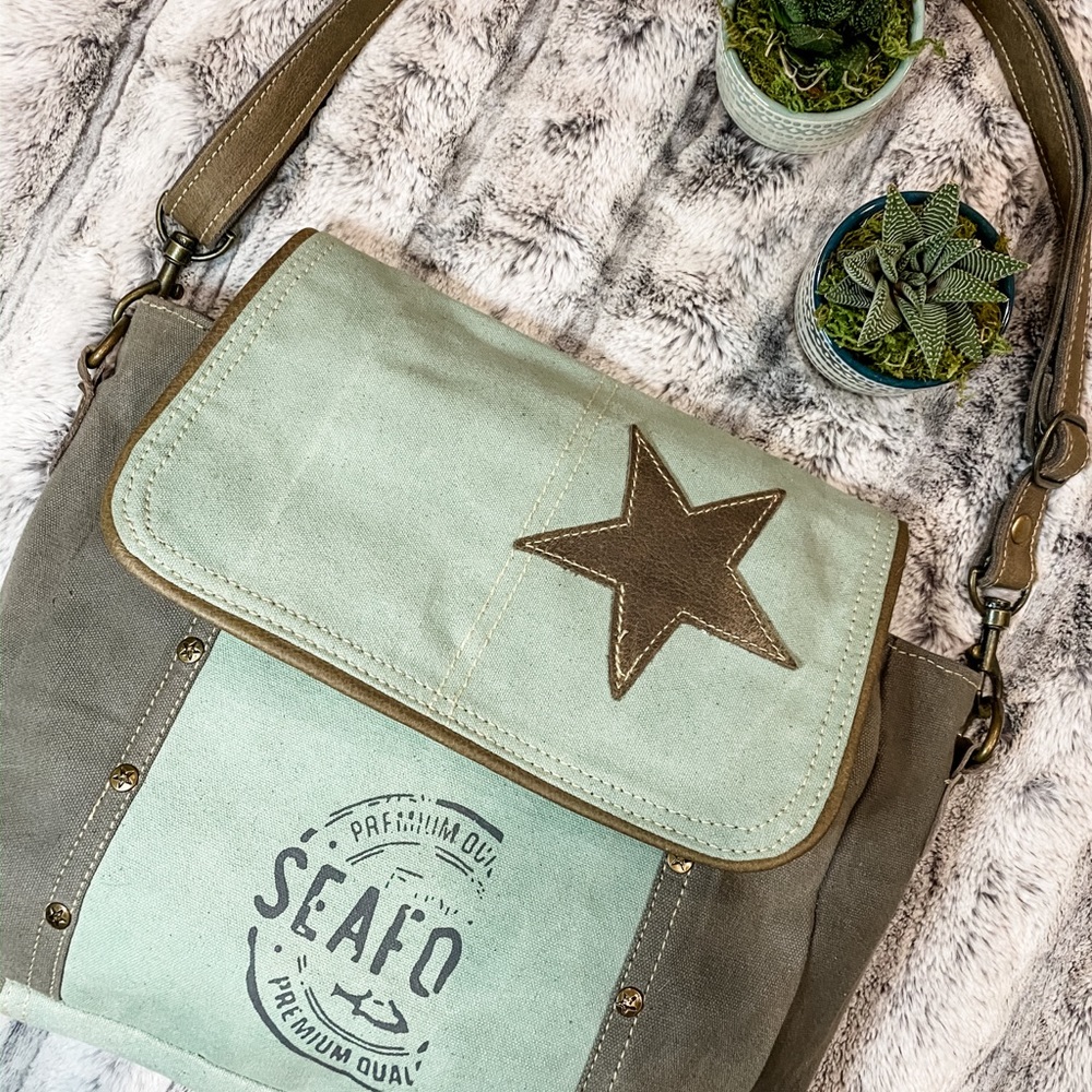 UPCYCLED MILITARY CANVAS BAG